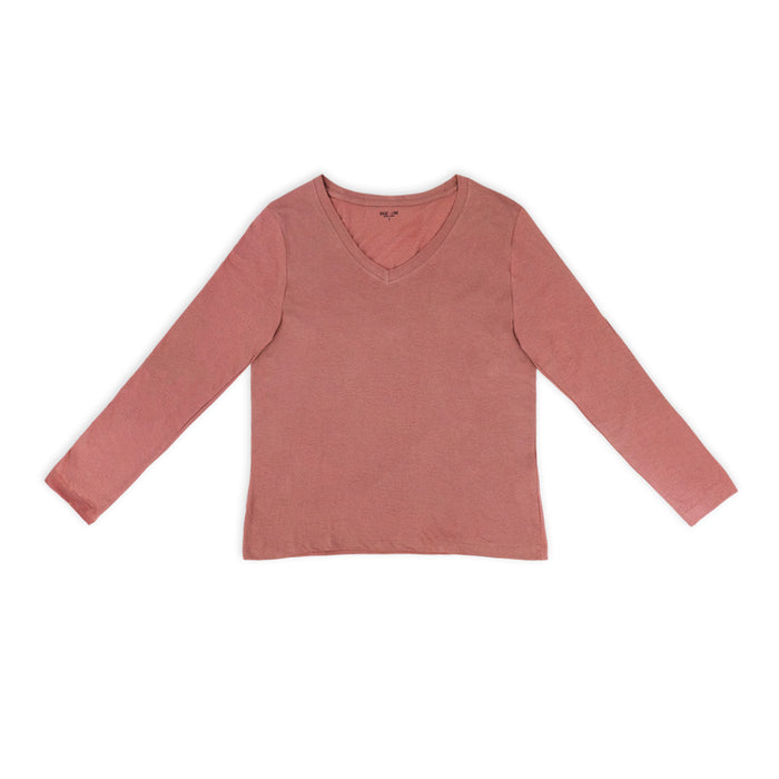 מארז 3 חולצות ארוכות צווארון וי