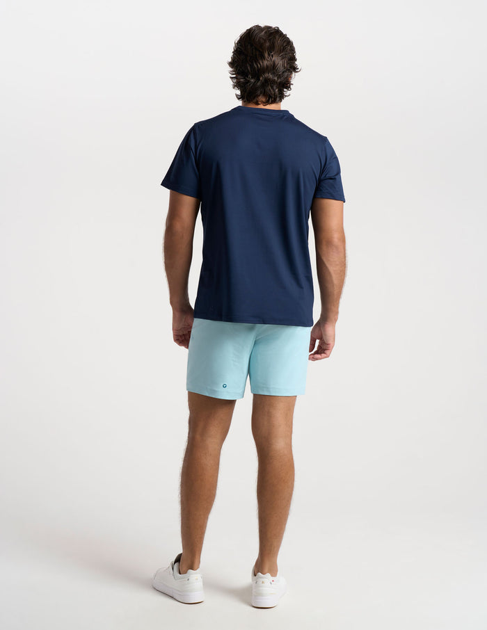3 in 1 Khaki Shorts - Baby Blue (The Chapel Thrills)