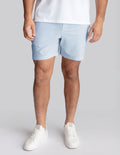 3 in 1 Khaki Shorts - Blue Seersucker (The Hyannis Sports)