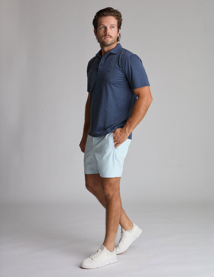 3 in 1 Khaki Shorts - Carolina Blue & Rudder Buddies (The Catalina Wind Mixers)