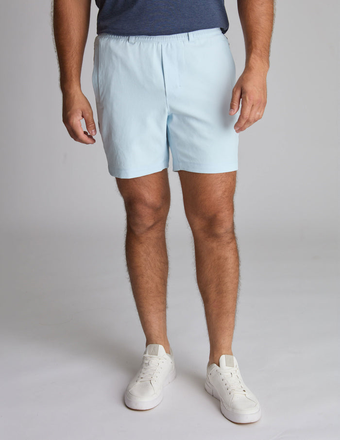 3 in 1 Khaki Shorts - Carolina Blue & Rudder Buddies (The Catalina Wind Mixers)