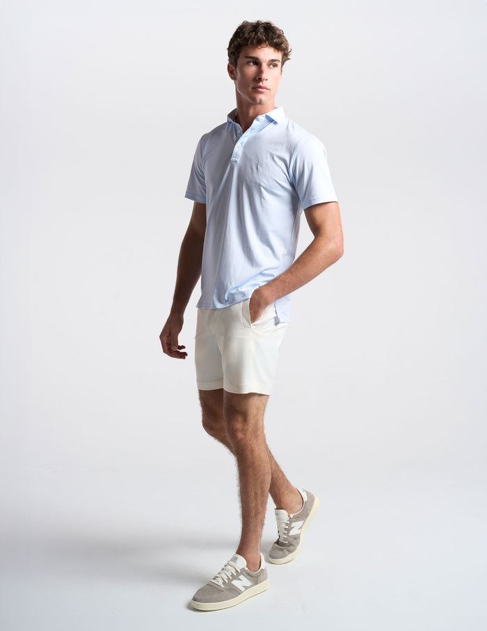 3 in 1 Khaki Shorts - Club White (The Old Sports)