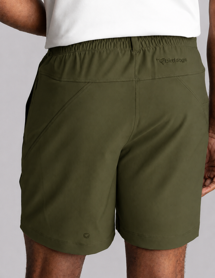 3 in 1 Khaki Shorts - Forrest Green (The Forrest Pumps)