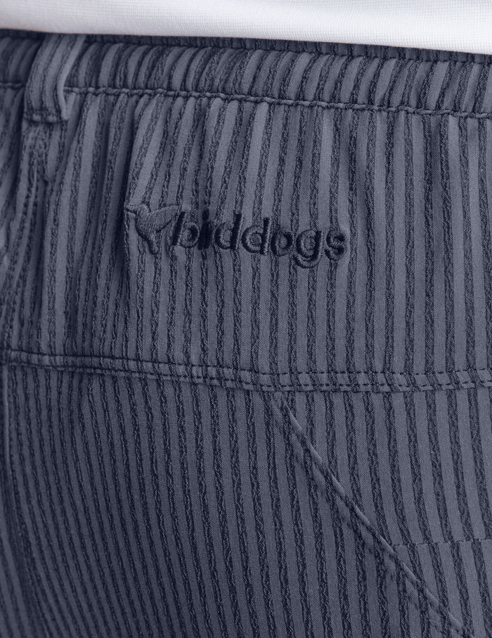 3 in 1 Khaki Shorts - Navy Seersucker (The Shinnecock Slides)