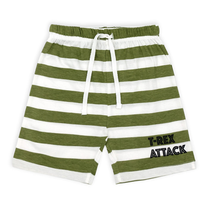 זוג פיג'מות מודפסות דינוזאורים