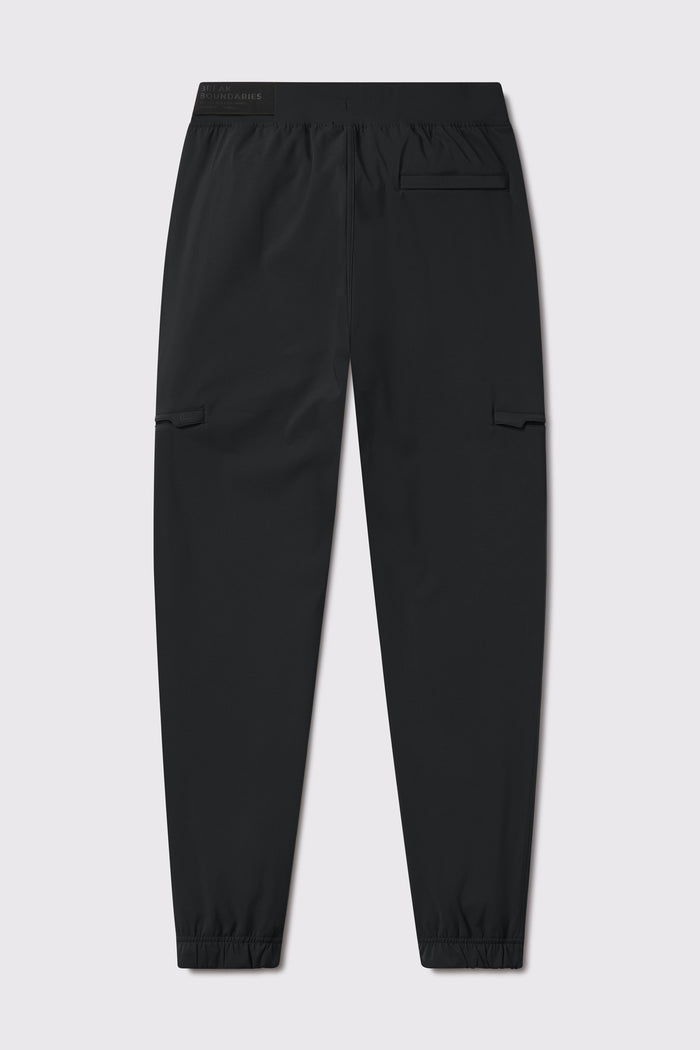 Adapt Jogger - Black - photo from back flat lay #color_black