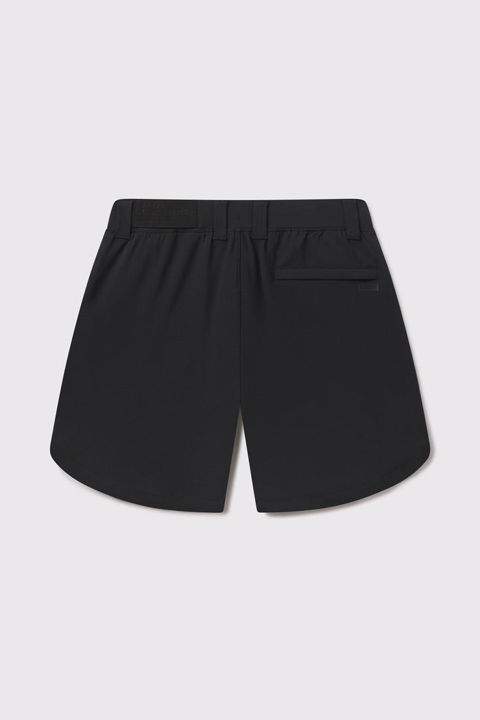 Adapt Short - Black - photo from back flat lay 7 inch #color_black