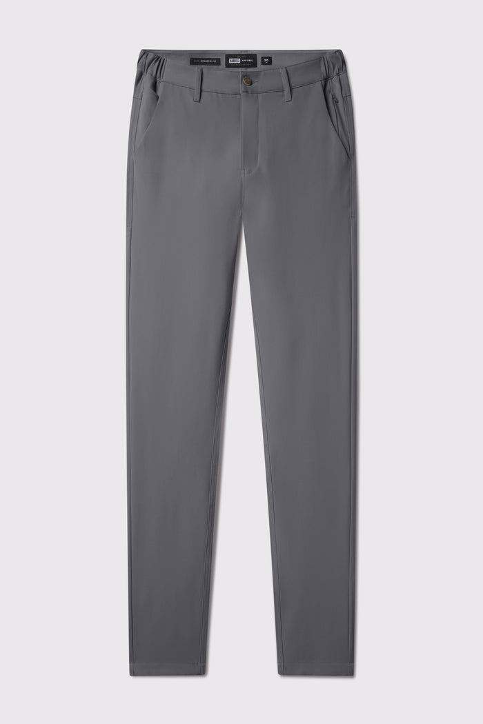 Anything Dress Pant Slim - Slate - photo from front flat lay #color_slate