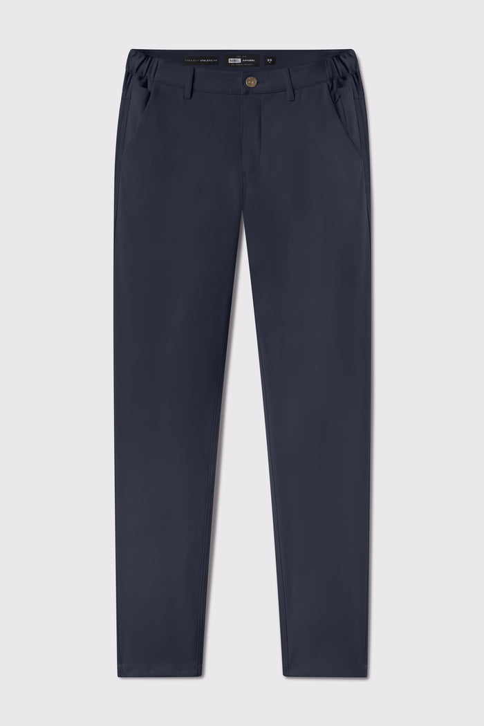 Anything Dress Pant - Navy - photo from front flat lay #color_navy