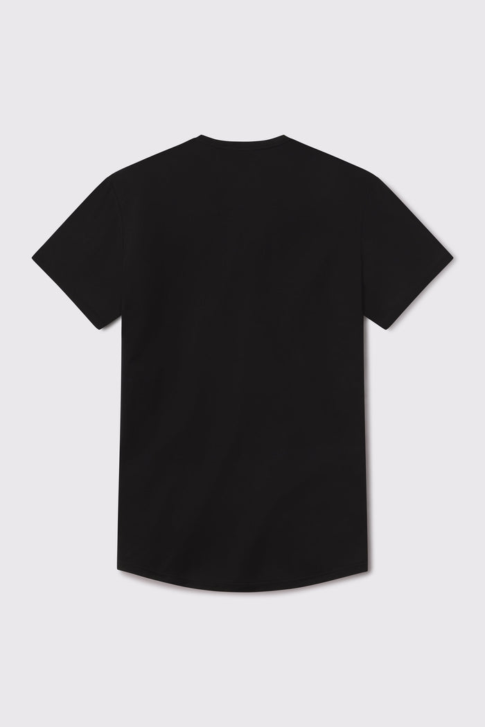 Arid Drop Hem - Black - photo from back flat lay #color_black