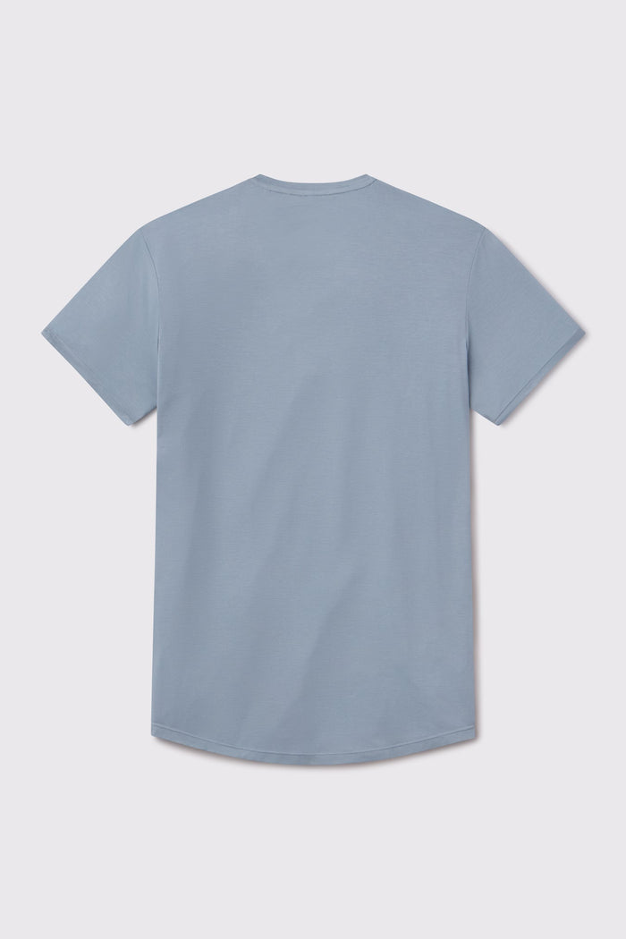 Arid Drop Hem - Glacier - photo from back flat lay #color_glacier