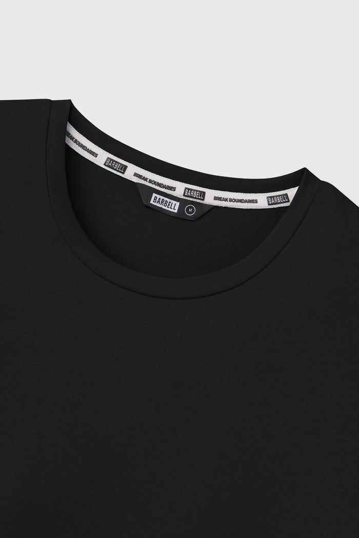 Arid Drop Hem - Black - photo from collar detail #color_black