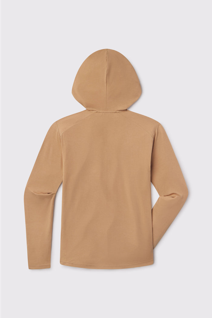 Arid Hoodie - Mojave - photo from back 
flat lay #color_mojave