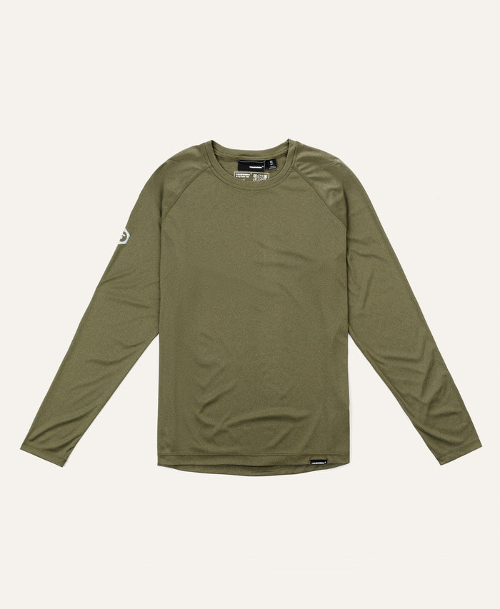 B1 Sun Tee LS - Men's Fit Truewerk #color_heathered olive