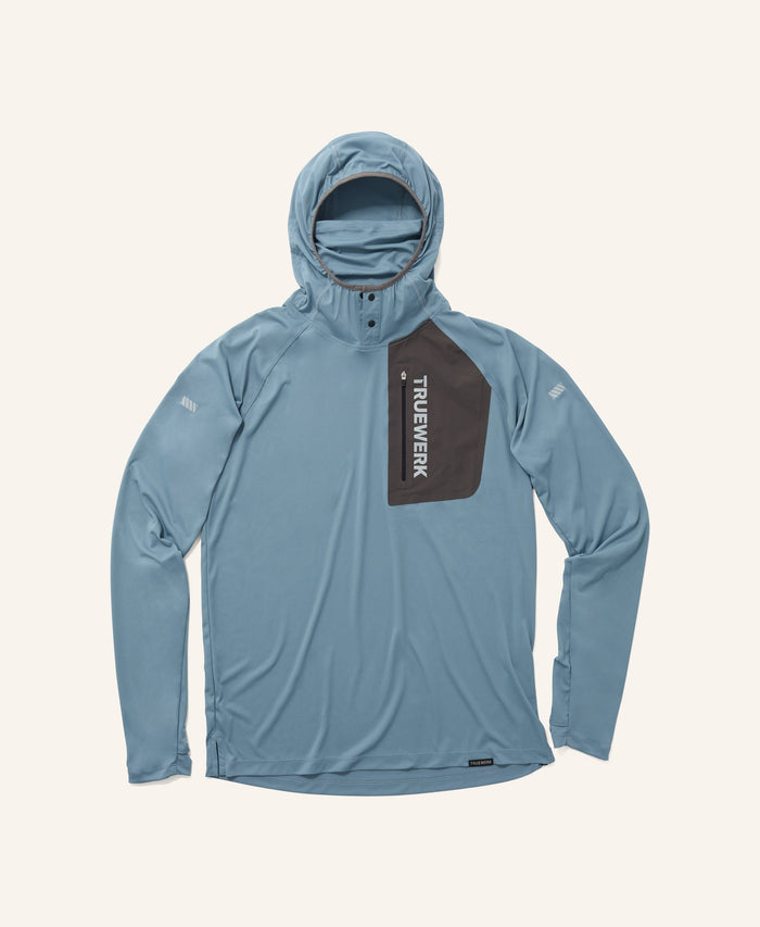 B1 Pro Sun Hoodie - Men's Fit Truewerk  #color_Horizon Blue