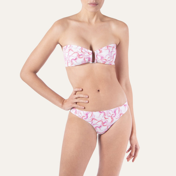 Bandeau Top Octopus Pink - Bikini_Top - K A M P O S