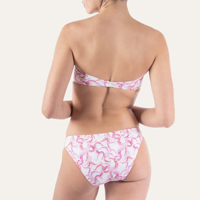 Bandeau Top Octopus Pink - Bikini_Top - K A M P O S