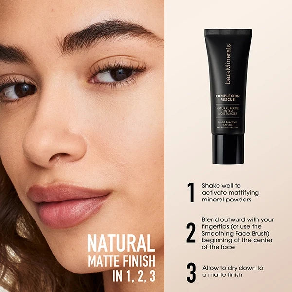 bareMinerals Complexion Rescue Mattifying Tinted Moisturizer SPF 30 - Suede 04#Shade_Suede 04