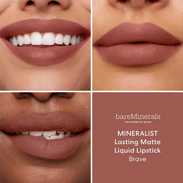 bareMinerals Mineralist Lasting Matte Liquid Lipstick - Brave#Shade_Brave