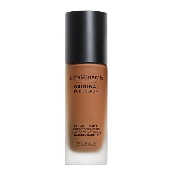 bareMinerals Original Pure Serum Radiant Natural Liquid Foundation Mineral SPF 20-Deep Warm 5#Shade_Deep Warm 5