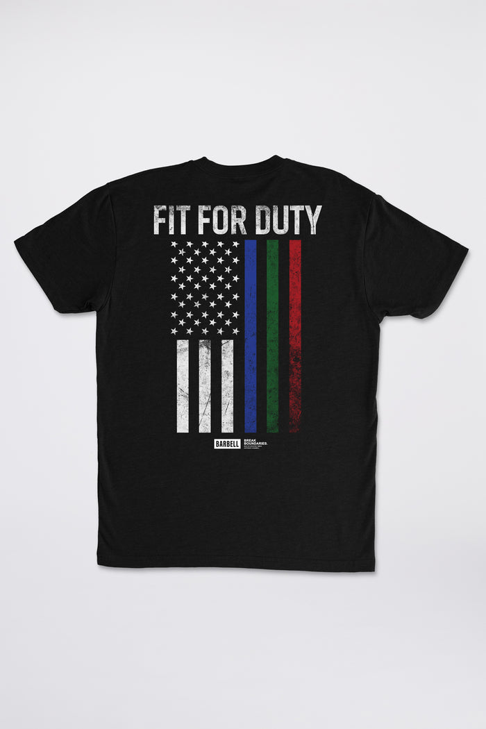 Fit For Duty - Black - photo from front flat lay #color_black