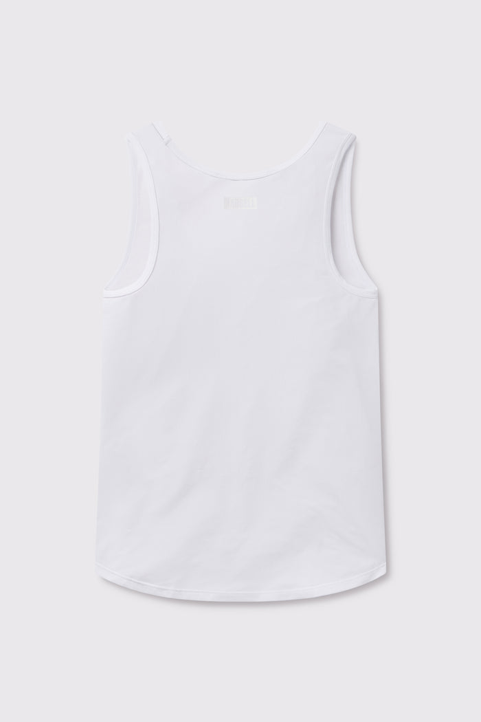 Ultralight Phantom Tank - White - photo from back flat lay #color_white