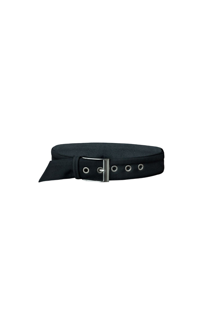 Buckle Belt in black by RainSisters