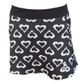 black hearts running skirt