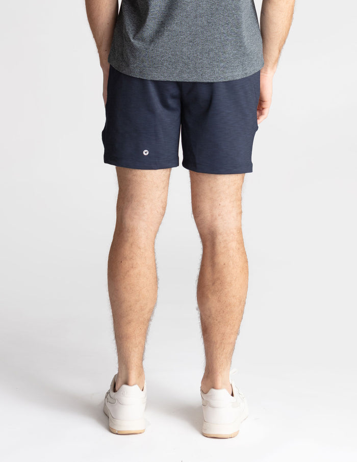 Black Label Gym Shorts - Navy Heather (The Tae Kwon Don'ts)