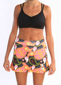 black paisley athletic skirt