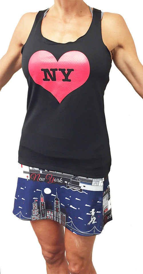 runlove new york racerback tank