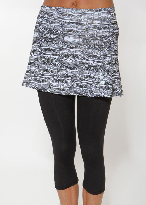 black treehugger capri skirt