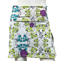 Blue Blossom Athletic Skirt