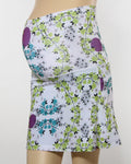 blue blossom maternity skirt