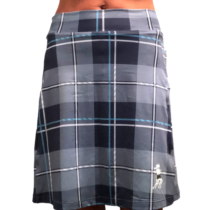 Blue Plaid Spirit Athletic Skirt