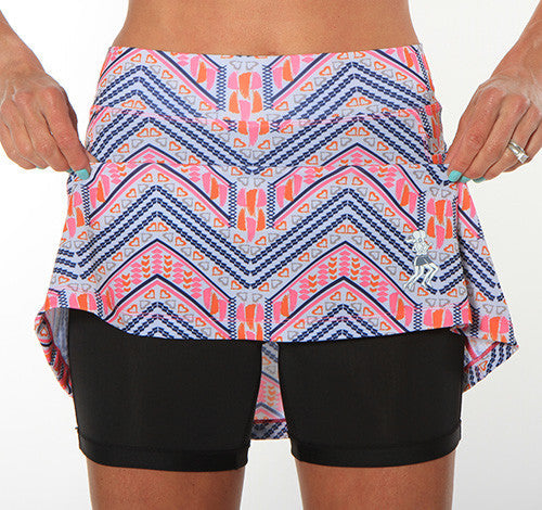boheme athletic skirt compression shorts