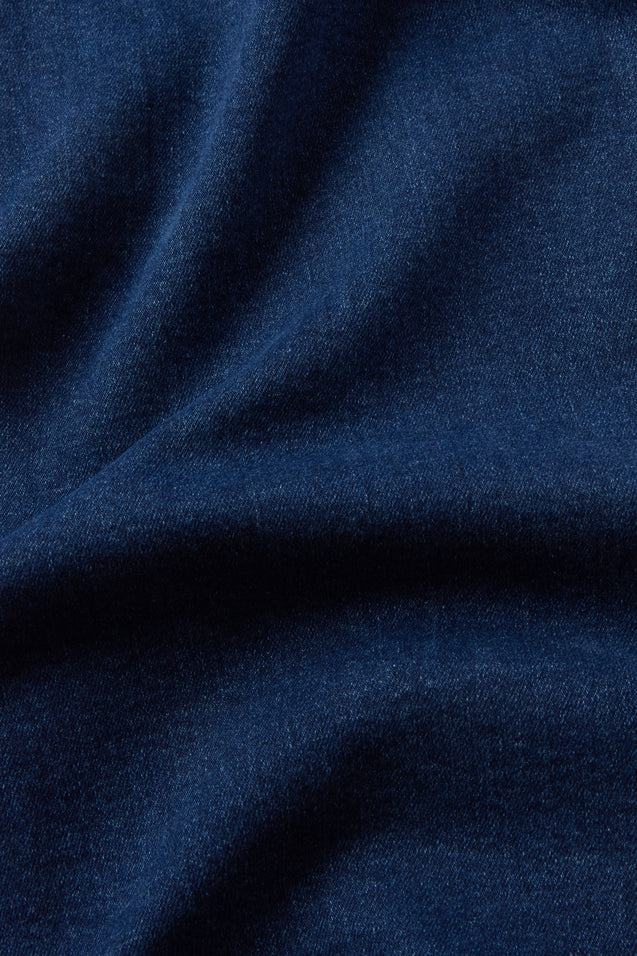Mens Boot Cut Athletic Fit Jeans 2.0 -Medium Wash - photo from fabric detail #color_medium-wash
