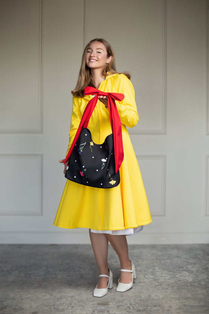 Bow Tote Bag | Cosmic Bloom