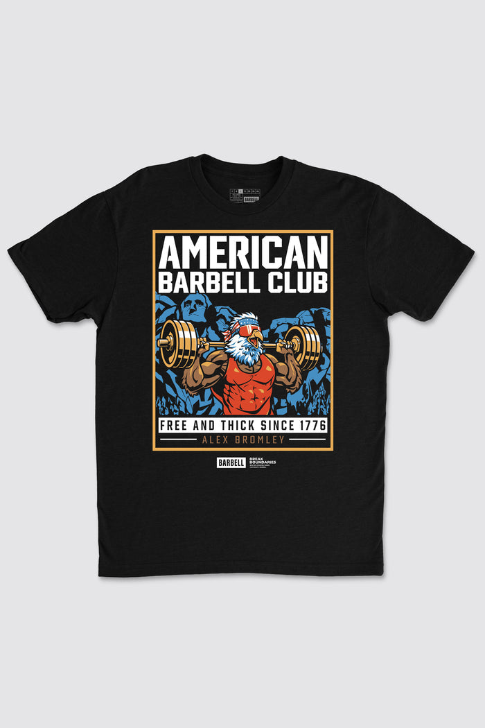 Graphic Tee with Jacked Eagle in front of national monument