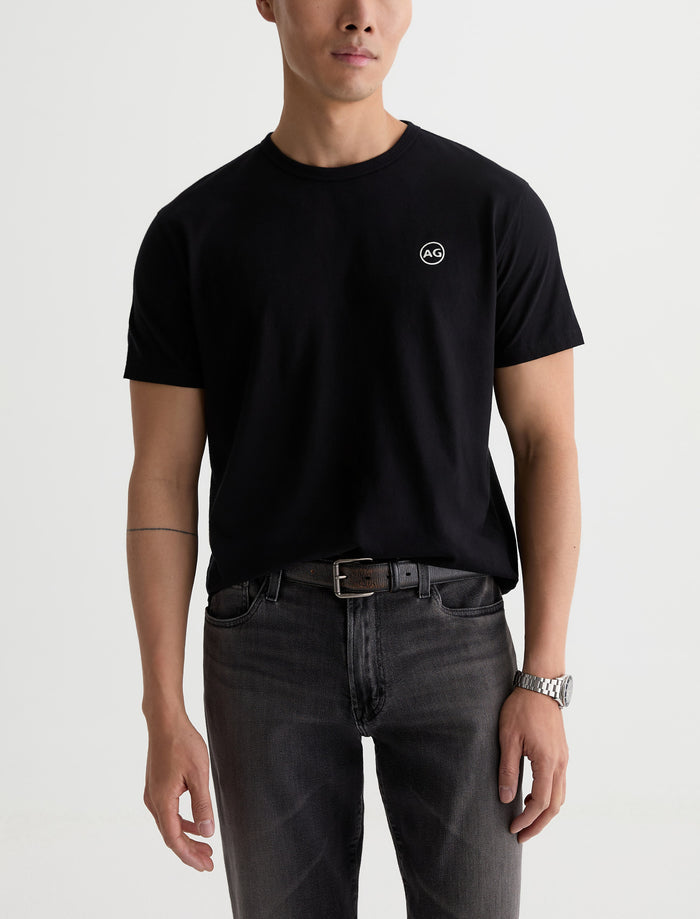 Bryce Crew P Ag Chest Logo Classic Fit S/S Crew Neck T-Sh Men Top Photo 1