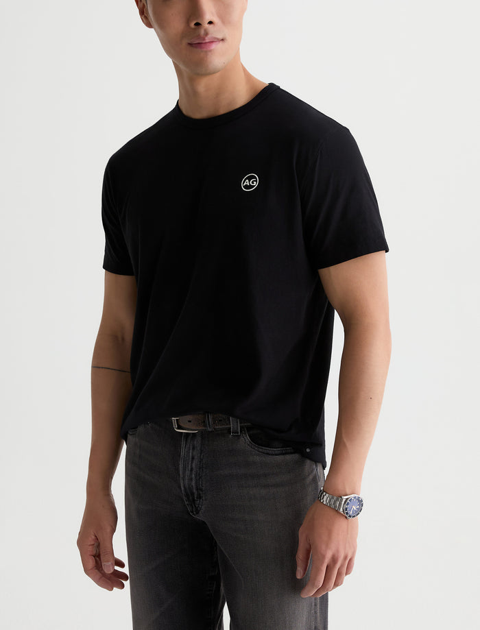 Bryce Crew P Ag Chest Logo Classic Fit S/S Crew Neck T-Sh Men Top Photo 6