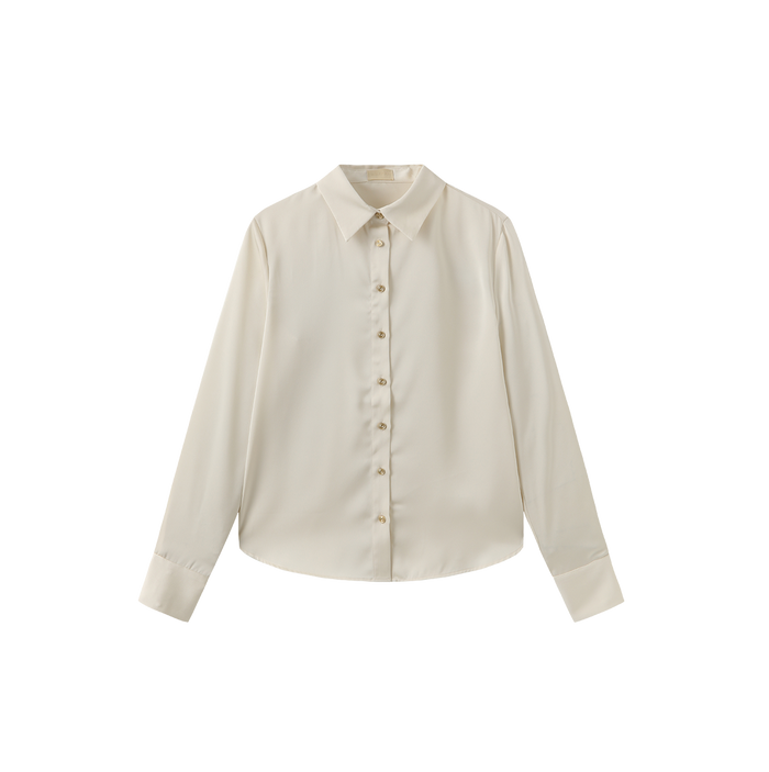 Camit Button Down Silk Blouse