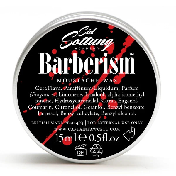 Captain Fawcett Barberism Moustache Wax