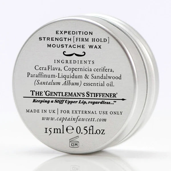 Captain Fawcett Expedition Strength Moustache Wax