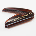 Captain Fawcett Folding Pocket Moustache Comb (CF.87T)