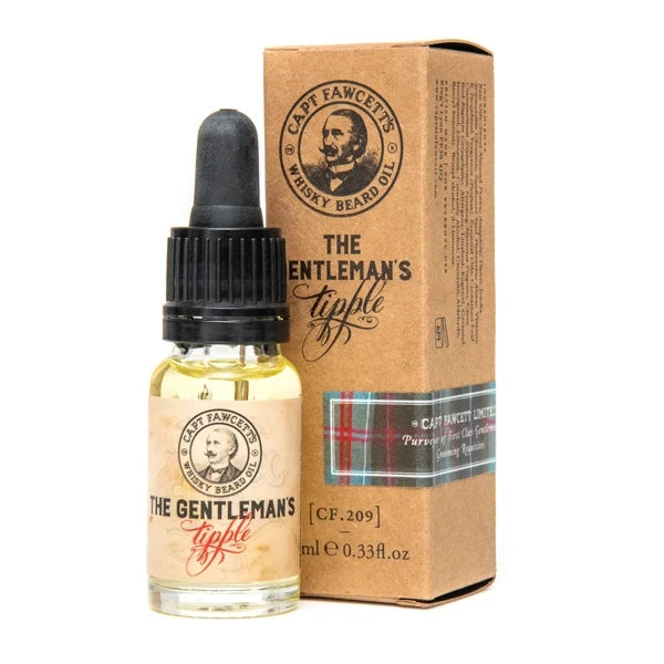 Captain Fawcett Gentleman's Tipple Whisky Beard Oil Travel Sized