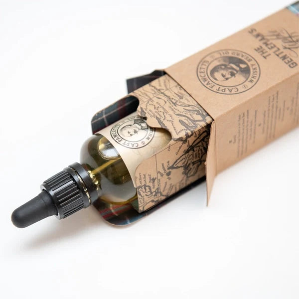 Captain Fawcett Gentleman's Tipple Whisky Beard Oil Travel Sized