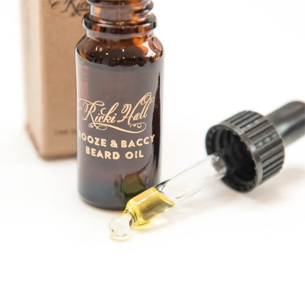 Captain Fawcett Ricki Hall's Booze & Baccy Beard Oil Travel Sized