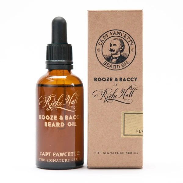 Captain Fawcett Ricki Hall's Booze & Baccy Beard Oil