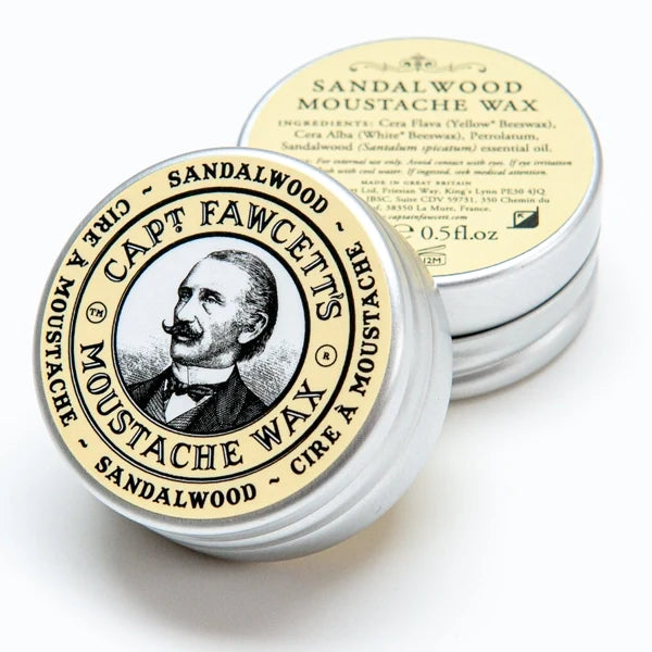 Captain Fawcett Sandalwood Moustache Wax